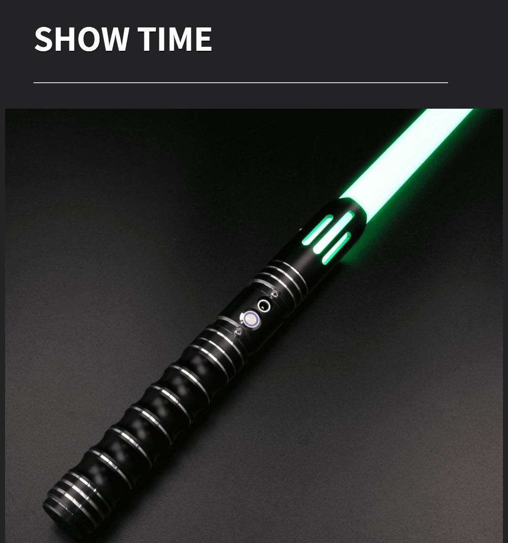 E09 SN-Pixel Heavy Dueling 12 Colors Changing 16 Sounds FOC Lock Up Metal Hilt Light Effective Changing Lightsaber