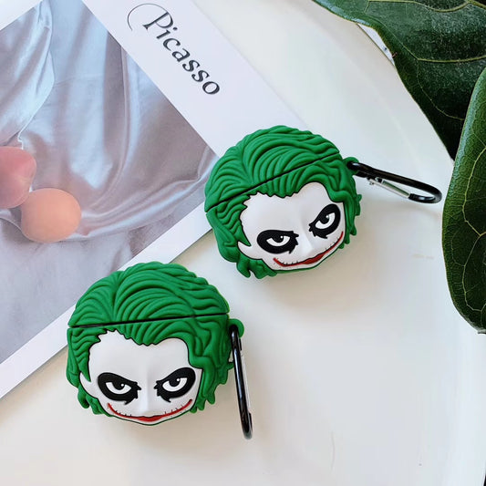 3D Cool Cartoon Joker Design Airpods Case